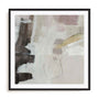 Wall Art Print Poster In Black Frame - Warm Simplicity Ii Abstract Art