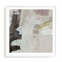 Wall Art Print Poster In White Frame - Warm Simplicity Ii Abstract Art