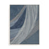 Wall Art Stretched Canvas In White  Frame - Indigo Threads I Abstract Art