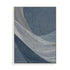 Wall Art Stretched Canvas In White  Frame - Indigo Threads Ii Abstract Art