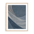 Wall Art Print Poster In Natural Oak Frame - Indigo Threads Ii Abstract Art