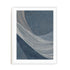 Wall Art Print Poster In White Frame - Indigo Threads Ii Abstract Art