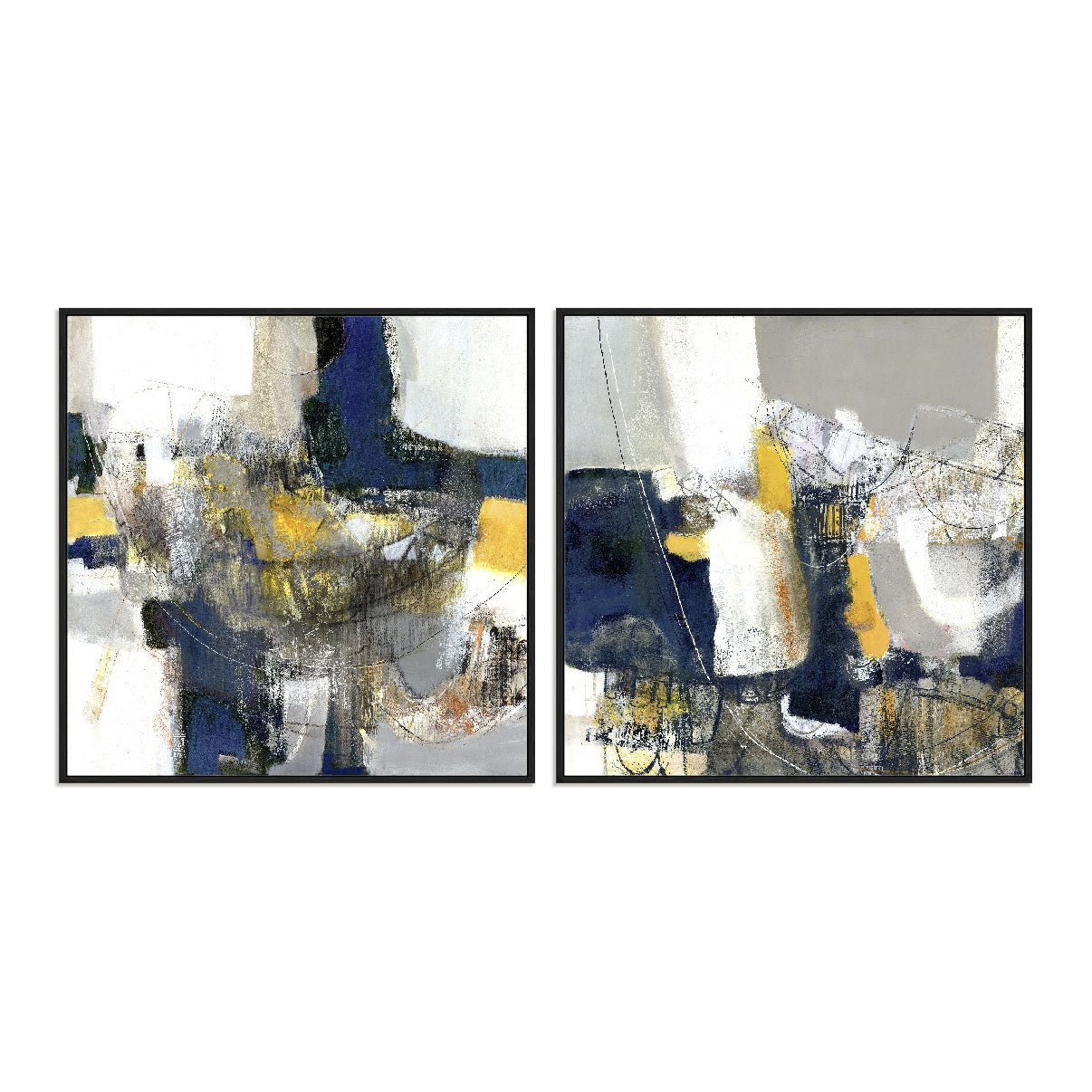 Round Trip I and II Wall Art