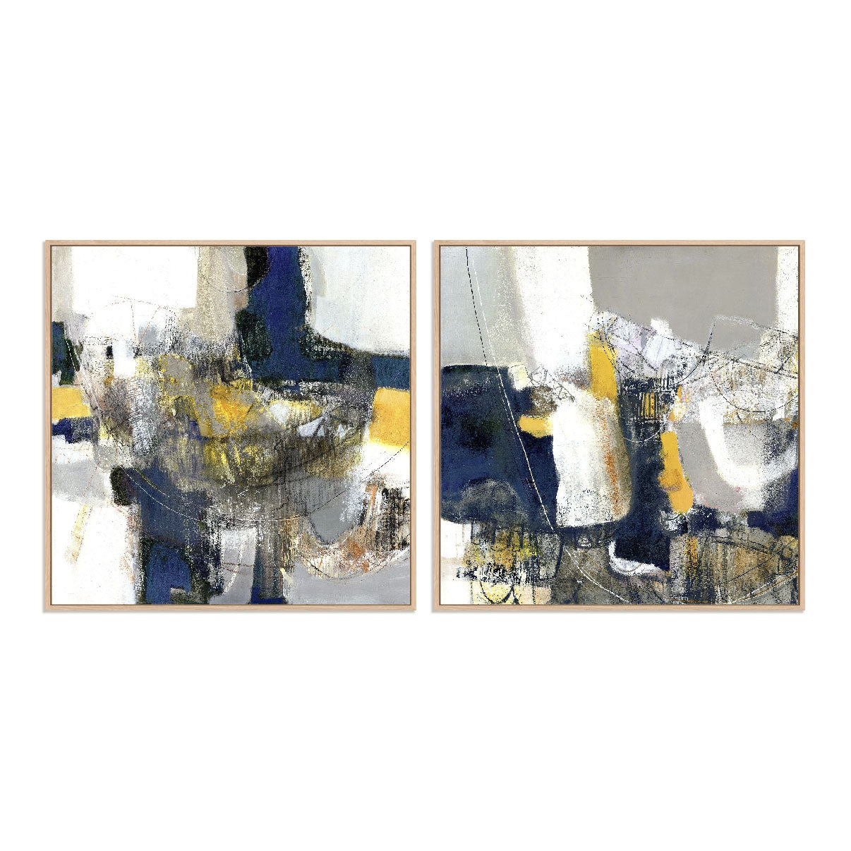 Round Trip I and II Wall Art