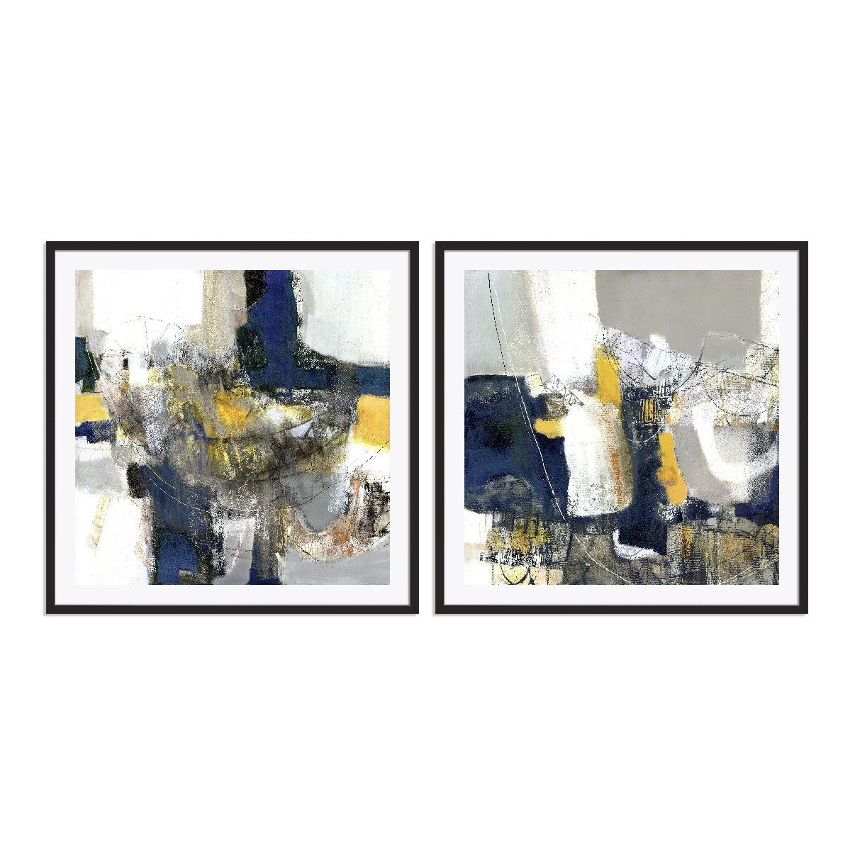 Round Trip I and II Wall Art