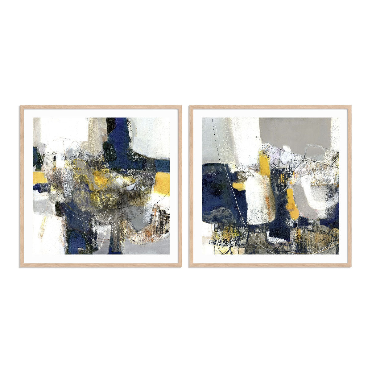 Round Trip I and II Wall Art
