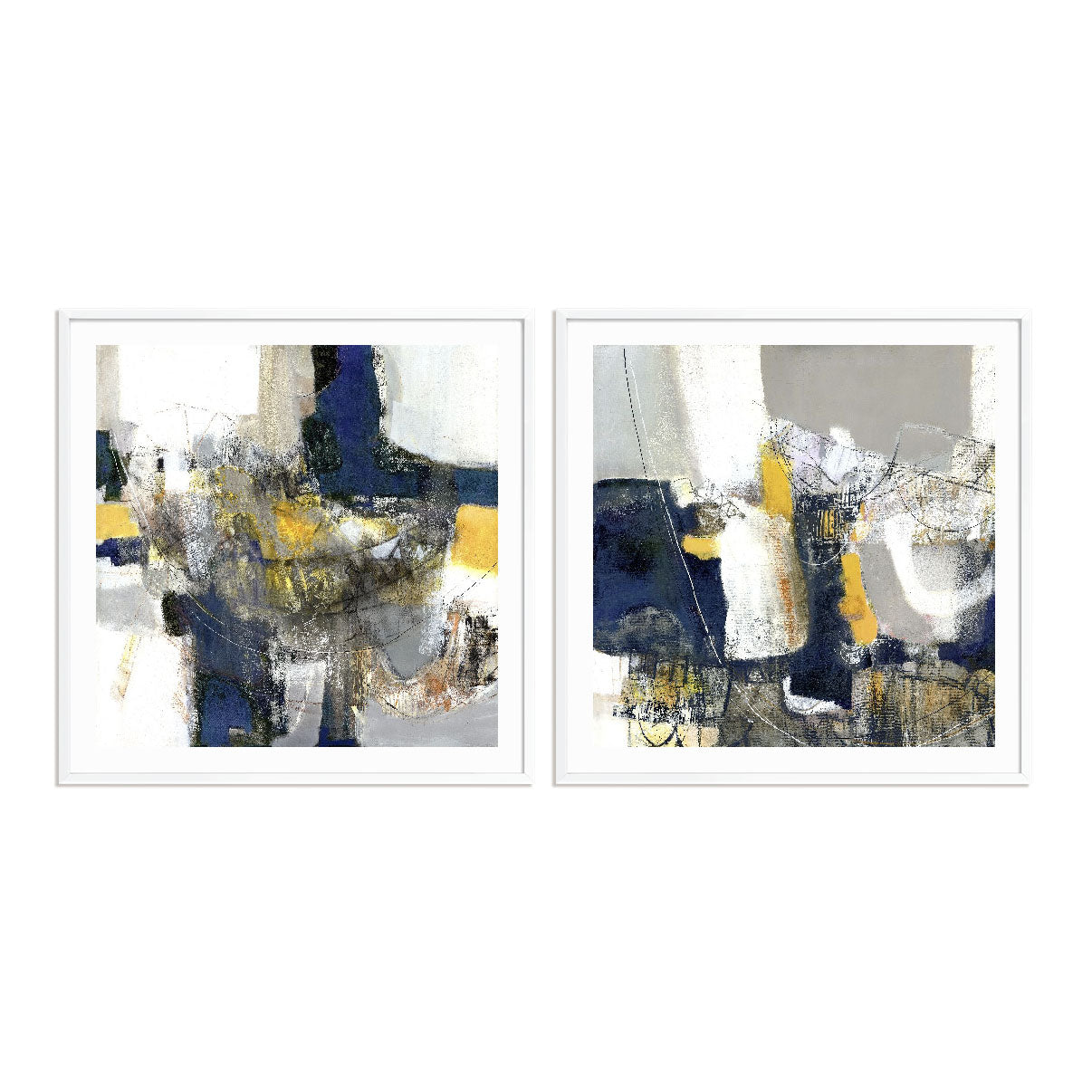 Round Trip I and II Wall Art