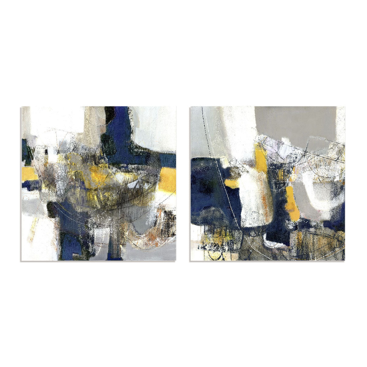 Round Trip I and II Wall Art