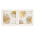 Golden Burst I And II Wall Art