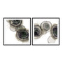 Ink Blot Patterns I And II Wall Art
