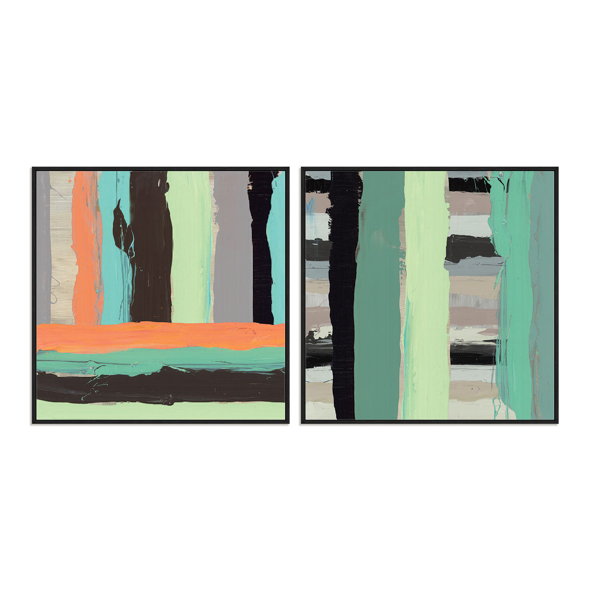 Alt Stripes I and III Wall Art