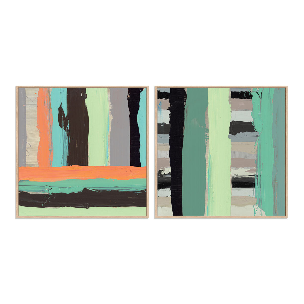 Alt Stripes I and III Wall Art