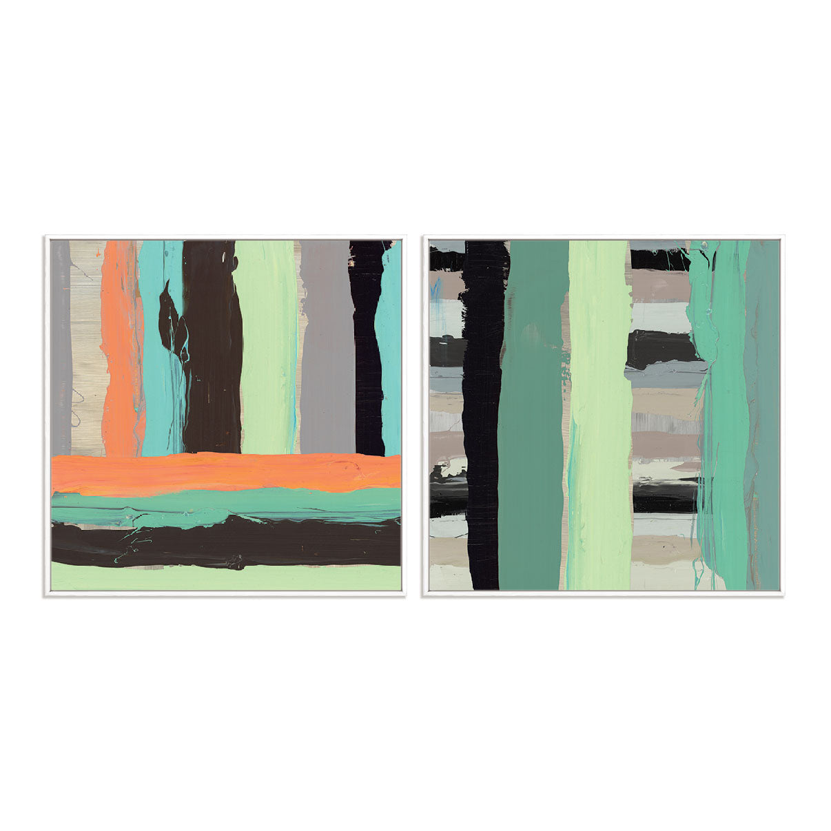 Alt Stripes I and III Wall Art