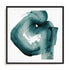 Swirl V Wall Art #oran_black-white-border