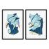 Gesture In Blue I And II Wall Art