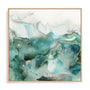 Mint Bubbles I Wall Art