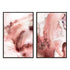 Pink Decorative Marble II And III Wall Art