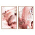 Pink Decorative Marble II And III Wall Art
