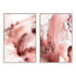 Pink Decorative Marble II And III Wall Art