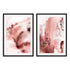 Pink Decorative Marble II And III Wall Art
