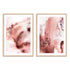 Pink Decorative Marble II And III Wall Art