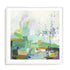 Single Tree Wall Art #oran_white-white-border