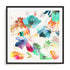 Glitchy Floral I Wall Art #oran_black-white-border