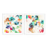 Glitchy Floral I and II Wall Art