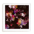 Glitchy Floral III Wall Art #oran_white-white-border