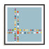 Pebble II Wall Art #oran_black-white-border