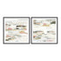 Visible Horizons I and II Wall Art