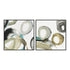 Rings and Lines I and II Wall Art