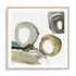 Rings and Lines II Wall Art #oran_natural-white-border