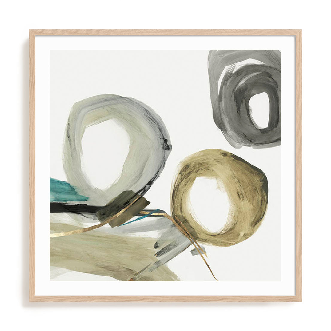 Rings and Lines II Wall Art