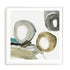 Rings and Lines II Wall Art #oran_white-white-border