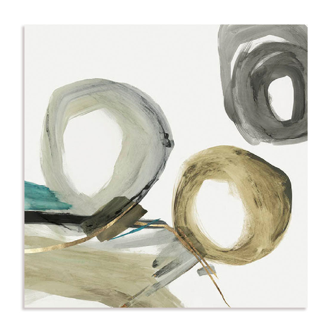Rings and Lines II Wall Art