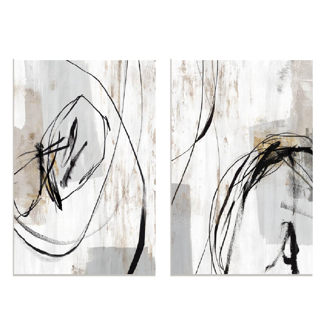 Swings And Roundabouts I And II Wall Art