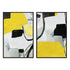 Evolution In Yellow I And II Wall Art