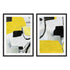 Evolution In Yellow I And II Wall Art