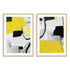 Evolution In Yellow I And II Wall Art