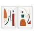 Design And Shapes I And II Wall Art