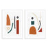 Design And Shapes I And II Wall Art