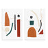 Design And Shapes I And II Wall Art