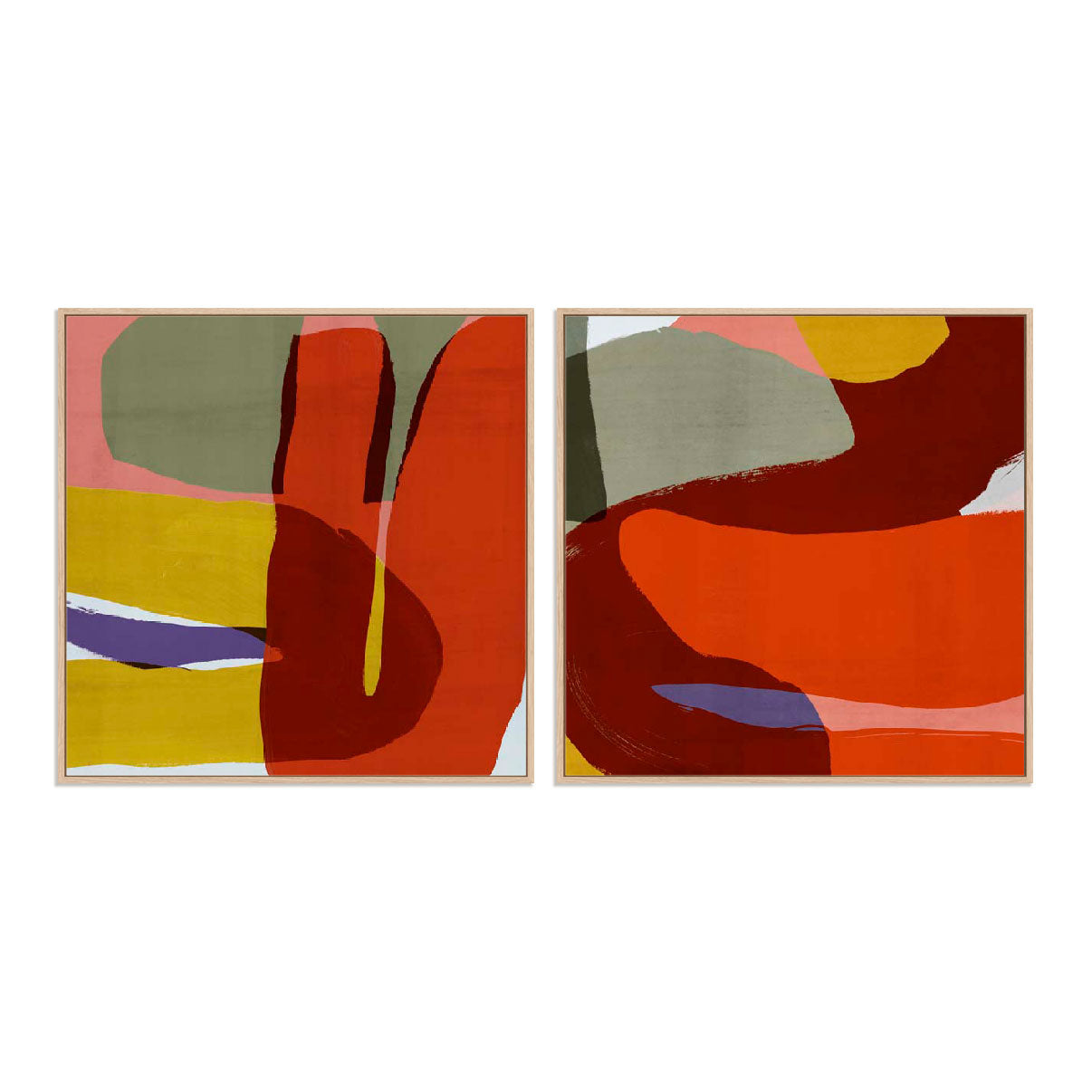 Secrets of the Heart I and II Wall Art