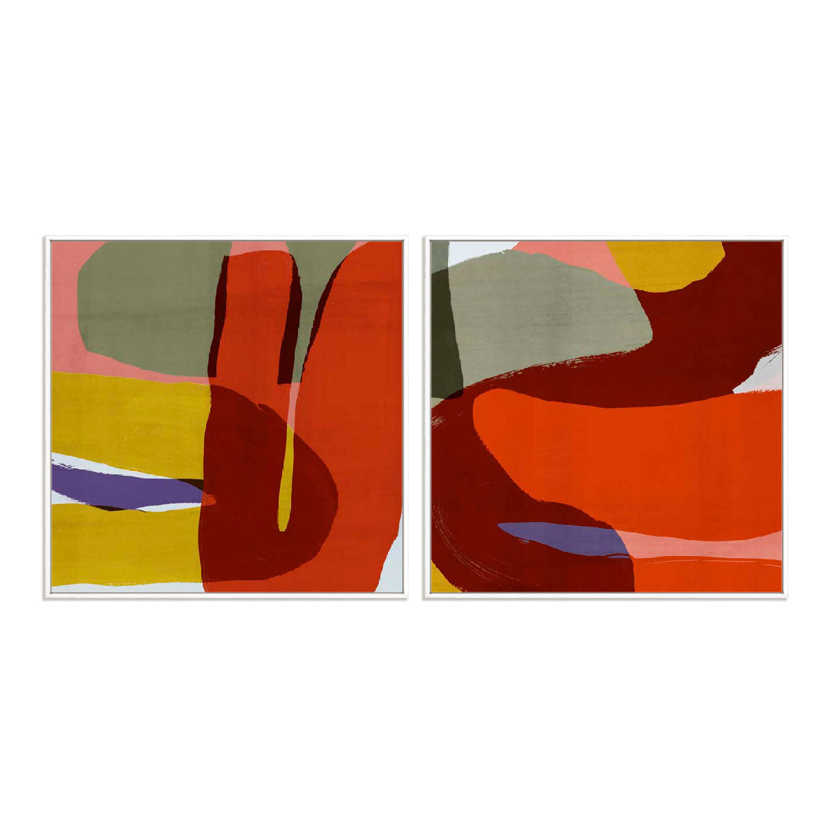 Secrets of the Heart I and II Wall Art