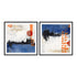 Midnight Rise I And II Wall Art
