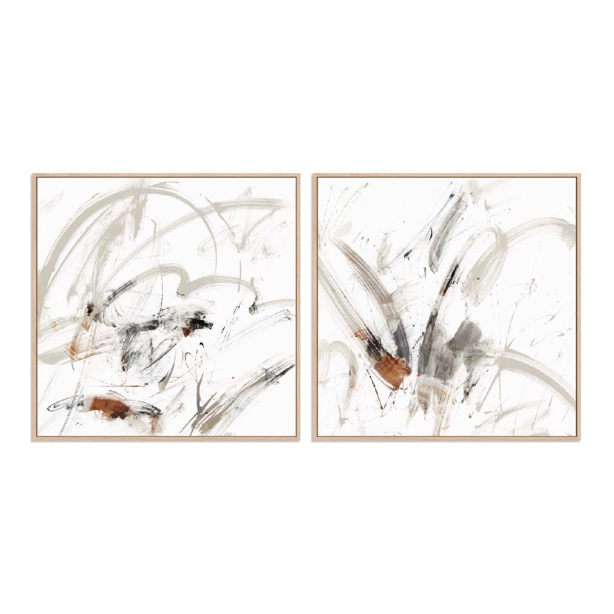 The Space Between Us I And II Wall Art