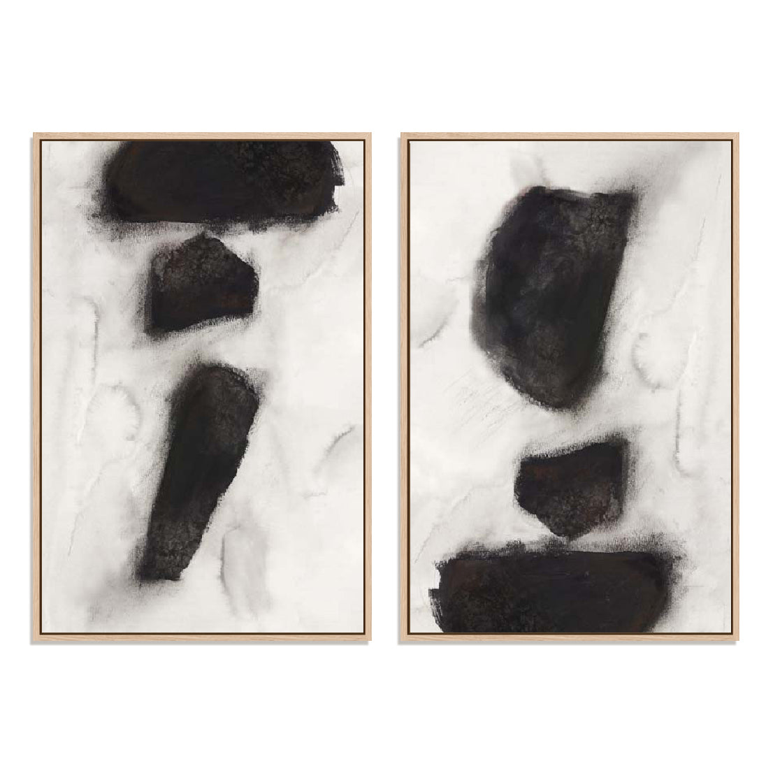 Elegant Contrast I And II Wall Art