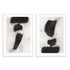 Elegant Contrast I And II Wall Art