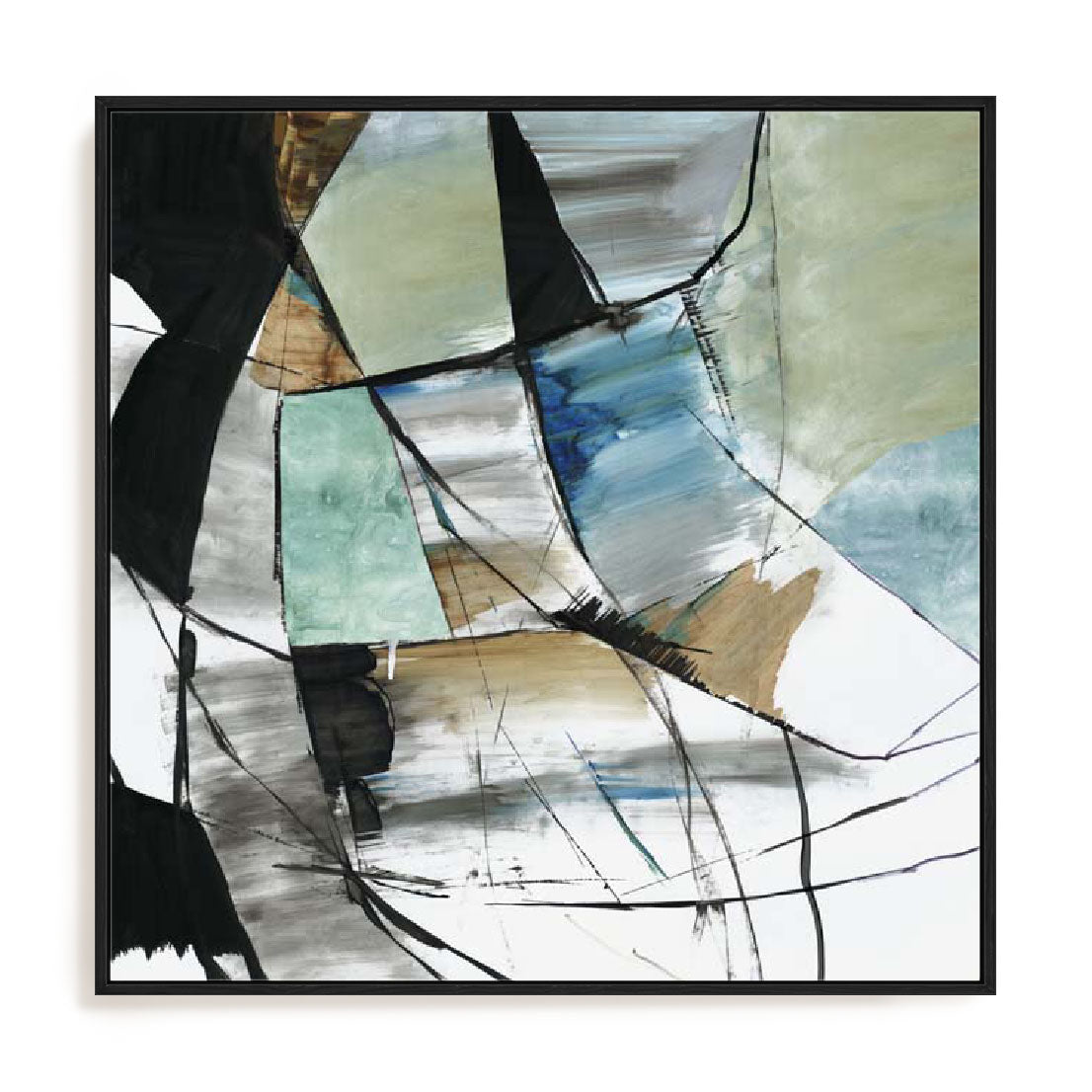 Crackled Stones Wall Art